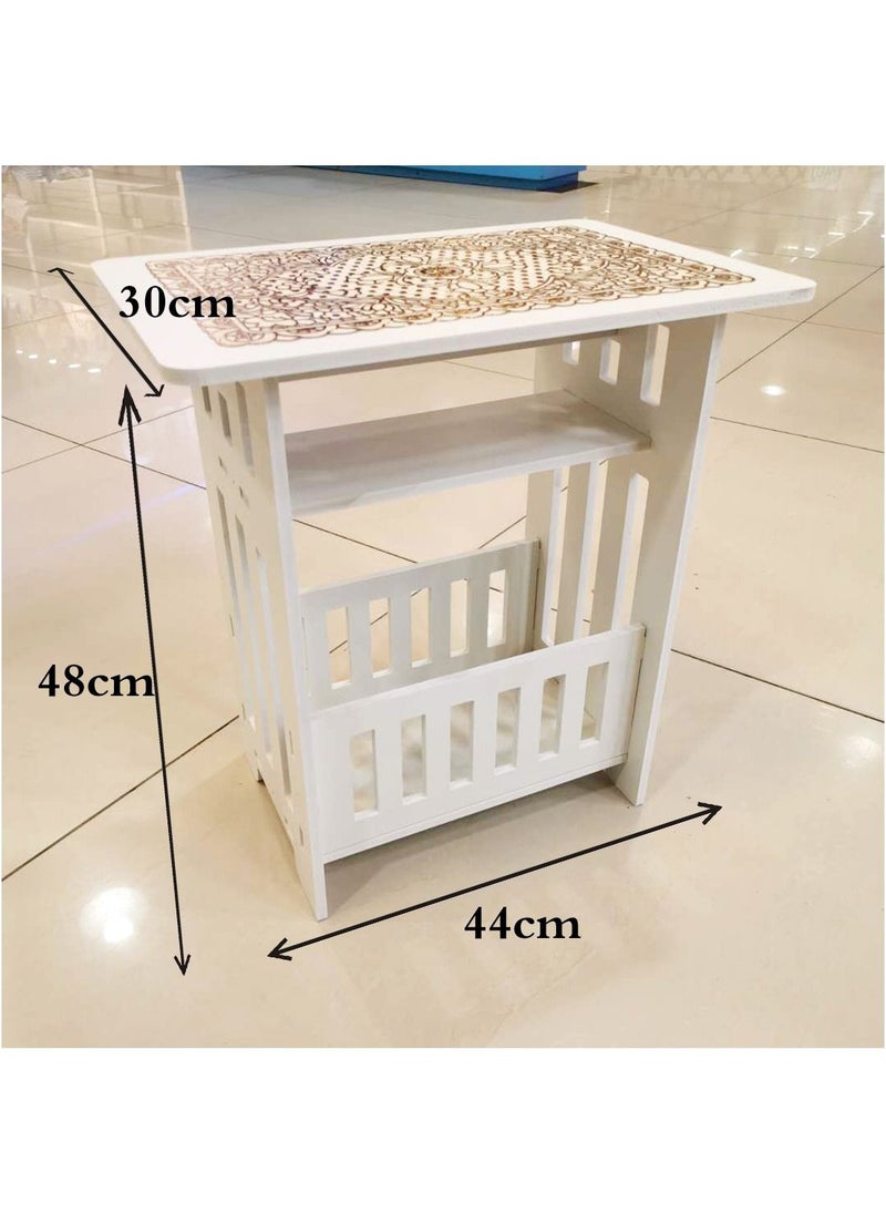 Side Table Night Stand Bedside Desk Sofa Side Snack Table Simple Creative Storage Organizer Lamp Mobile Holder Small Table For Home Living room Bedroom Bathroom Patio - pzsku/Z32B01BD17204EEBB2BFDZ/45/_/1666451235/e003a74e-d835-4ad7-a5a6-d3d1de0f88ab