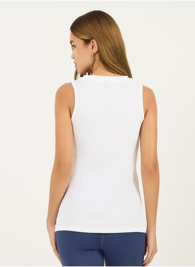 Styli - Pack of 2 - Textured Round Neck Tank - Image 1