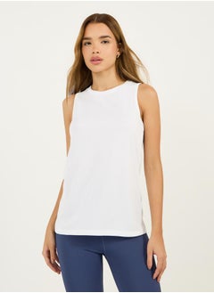 Styli Pack of 2 - Textured Round Neck Tank  - Image 4