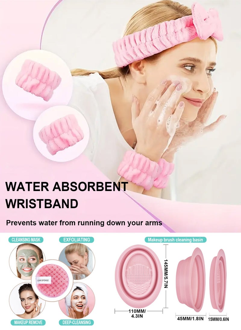 هومار كيت مجموعة فرش المكياج، مجموعة أدوات مكياج مكونة من 42 قطعة، كريم أساس صناعي فاخر، بودرة إخفاء العيوب، ظلال العيون، أحمر الخدود، مجموعة فرش مكياج مع إسفنجة مكياج، منفاخات بودرة للمبتدئين والمحترفين - Image 4