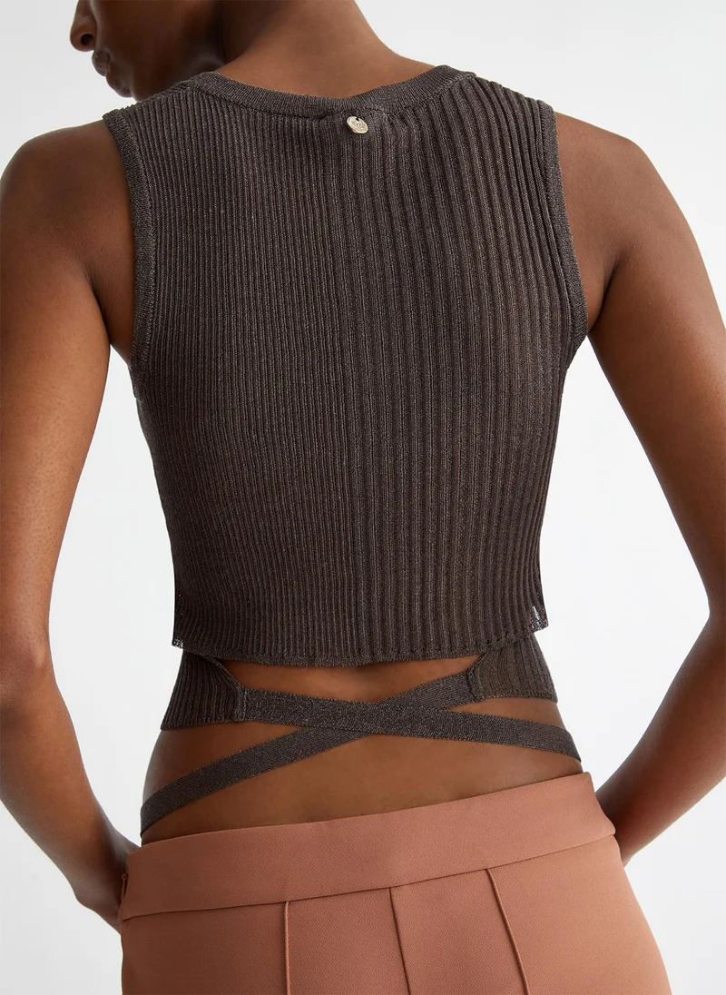 Liu Jo Lurex® knit top