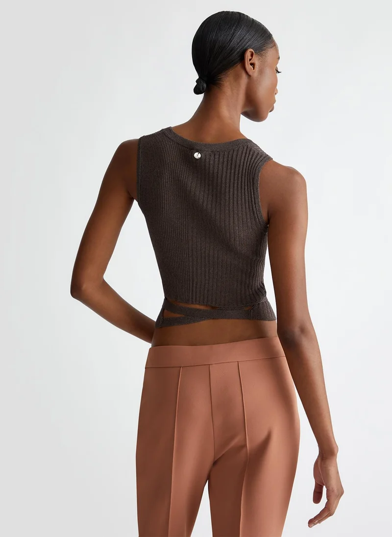 Liu Jo Lurex® knit top