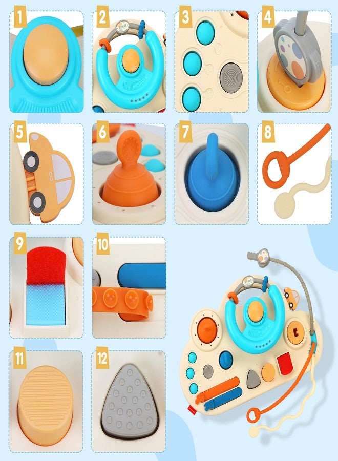 Caterbee Caterbe Steering Wheel for Toddlers Toys, Baby Montessori Toy for Educational Gift - Image 2