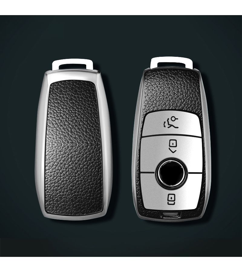 غطاء حافظة مفاتيح من TPU أزرق لسيارات مرسيدس من الفئات C وE وS وG - موديلات W213 وW177 وW205 - Image 2