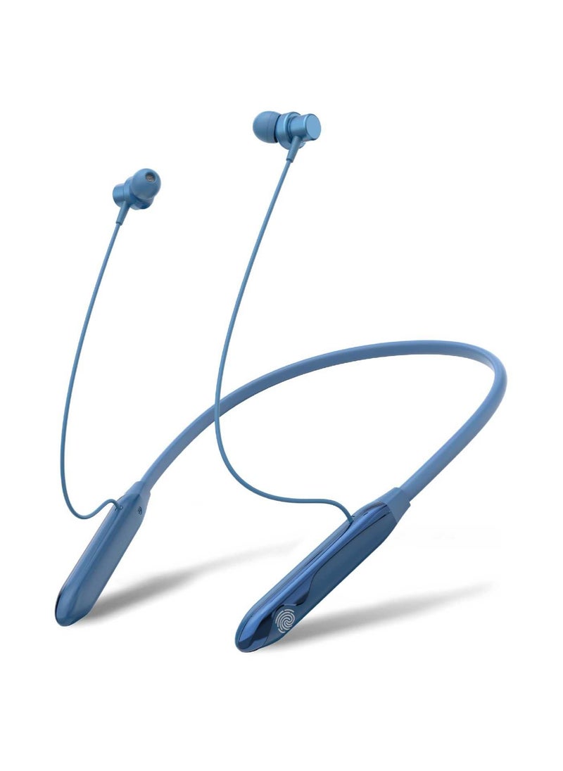 GREEN LION - Larissa Wireless Neckband Headphones/Bluetooth Version: 5.0/Playing Time: 15Hours - Blue - Image 1