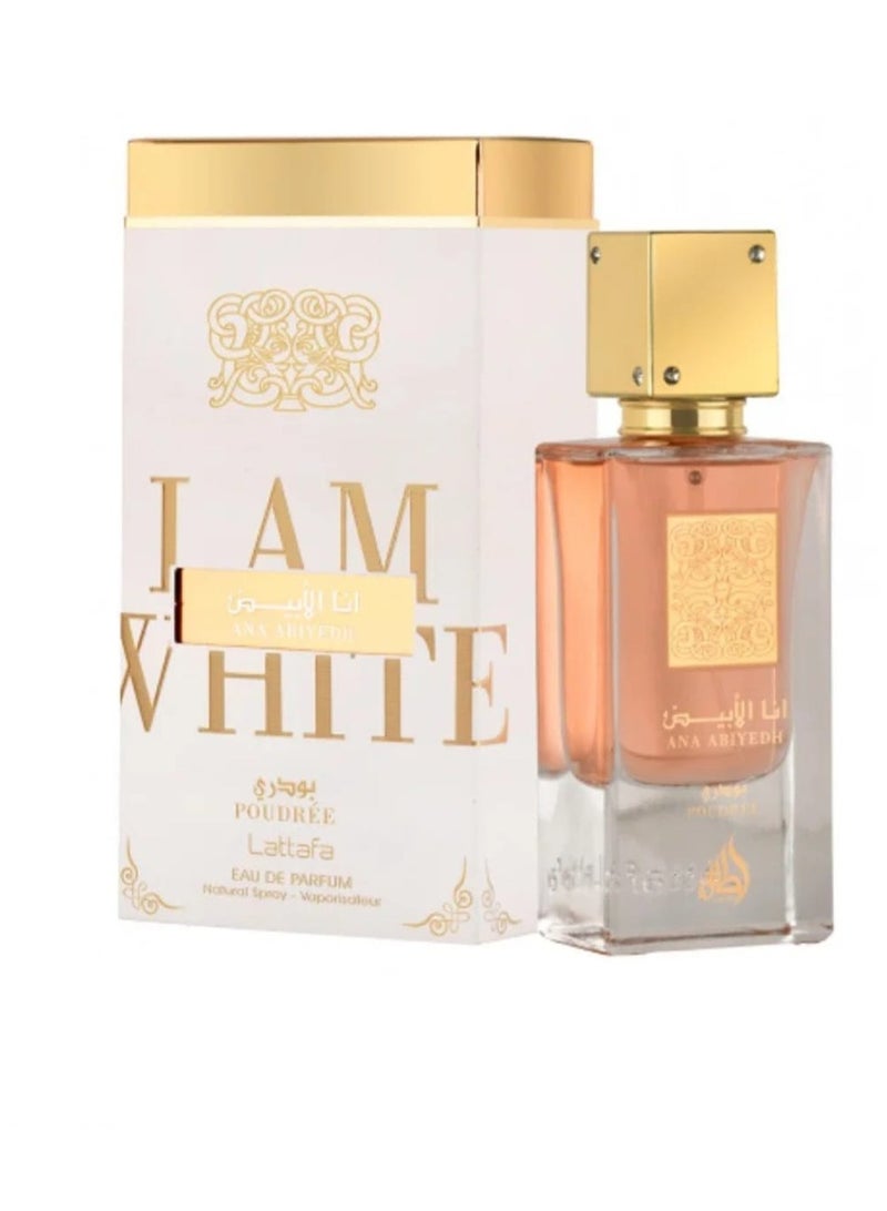 LATTAFA I AM WHITE POUDREE 60ML - Image 1