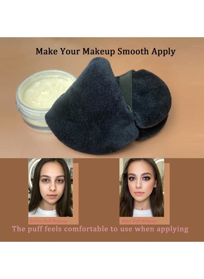 MHHPL 16 pcs Triangle Powder Puff Makeup Puff:Setting Powder Puff Powder Puffs for Face Powder for Loose Powder Cosmetic Foundation Makeup Sponge Beauty Blender - Image 5