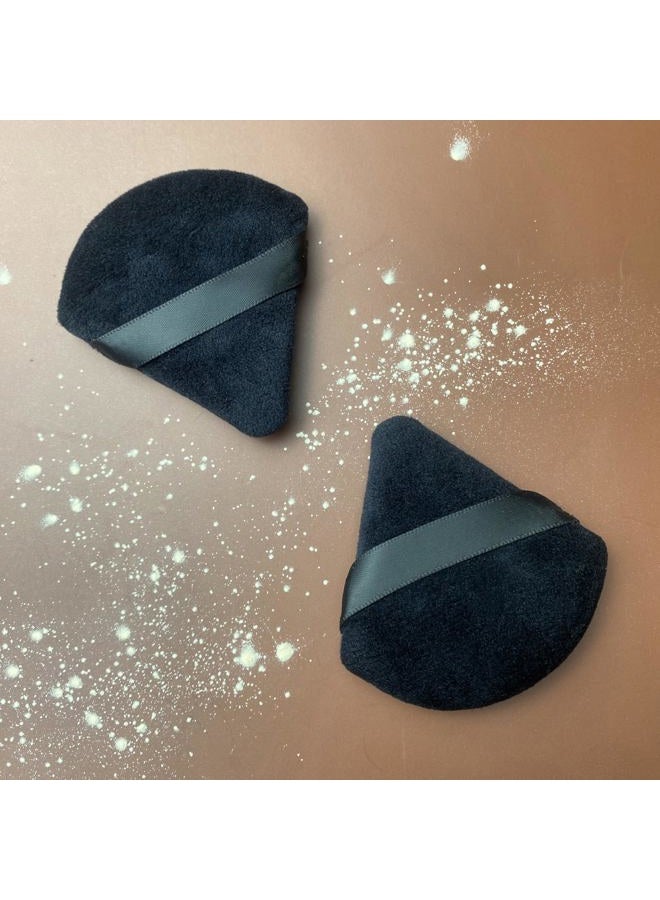 MHHPL 16 pcs Triangle Powder Puff Makeup Puff:Setting Powder Puff Powder Puffs for Face Powder for Loose Powder Cosmetic Foundation Makeup Sponge Beauty Blender - Image 4