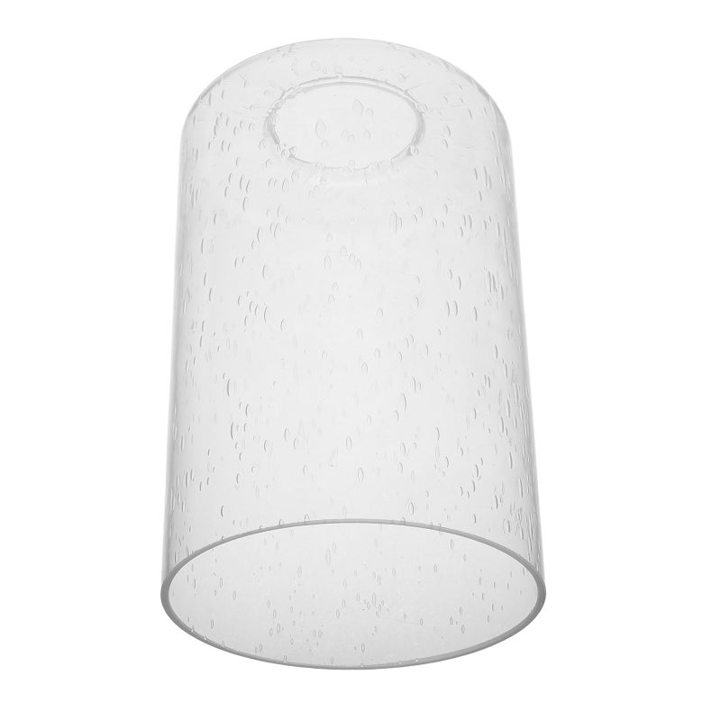 2pcs Replacement Glass Shade for Pendant Clear Bubble Glass Lampshade Decorative Lamp Shade for Table Lamps Modern Cylinder Light Fixture Cover - Image 3