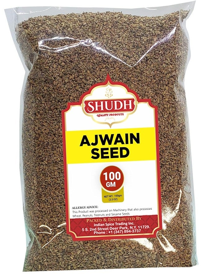 Jimidar SHUDH Ajwain Seeds (Carom Bishops Seed) Spice Whole 3.5oz (100g) ~ Natural | Vegan | Gluten Friendly | NON-GMO | Indian Origin - Image 1