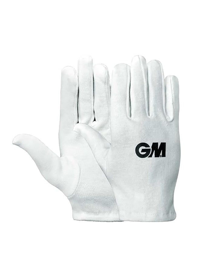 GM Protective Gear Cricket Batting Inner Glove | Size: Men | Closure Type: Elasticated Wristband | For Both-Hand batsman | Cricket Inner Glove  - Image 1