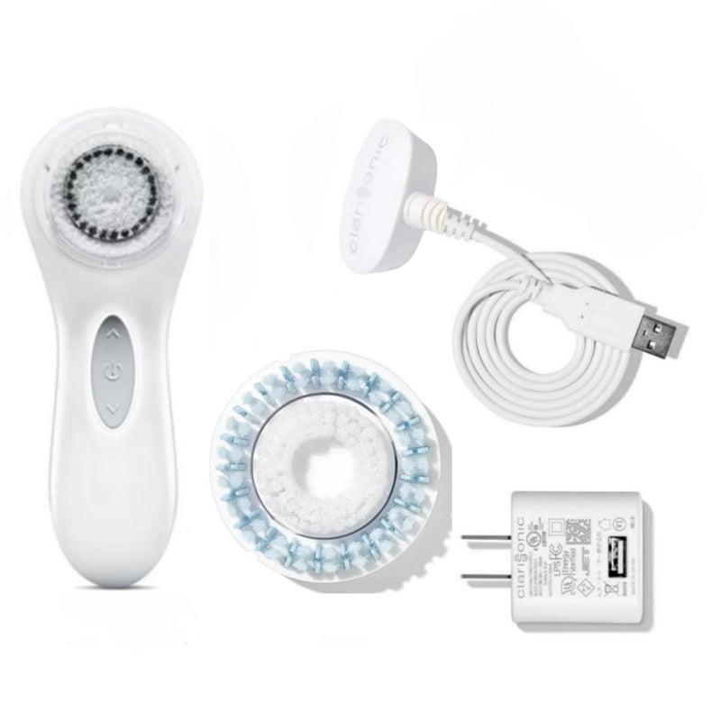 Clarisonic ARIA Sonic Facial Cleansing System, Electric Face Brush (White) - Image 1