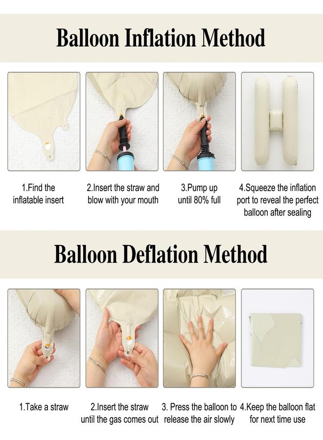 Netnology 40 Inch Beige HOME Balloon Banner for House Warming Decoration Party, Large Cream White Foil Letter Balloons Sign for Housewarming, New Home Party, Homecoming Decor and Welcome Home Decorations - Image 2