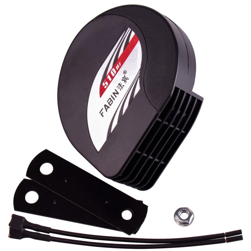 بوق فربين عالي الصوت بوق واحد 12 فولت بوق سيارة عالي النغمة مقاوم للماء بوق هواء دراجة نارية 510 هرتز