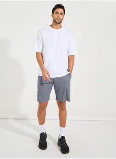 Styli Cotton Rich Oversized Athleisure T-Shirt  - Image 2