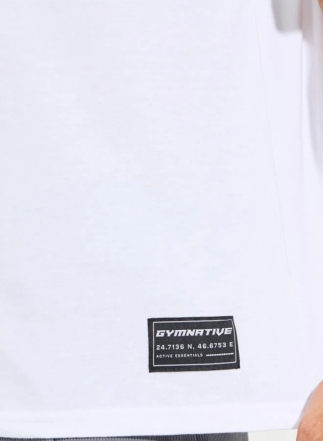 Styli Active Cotton Rich Oversized Athleisure T-Shirt