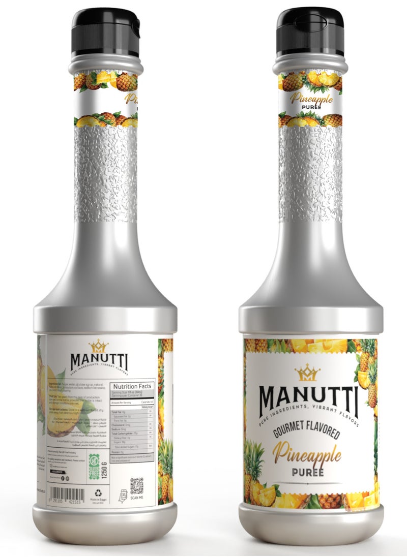 Manutti - Pineapple Puree 1250GM - Image 1