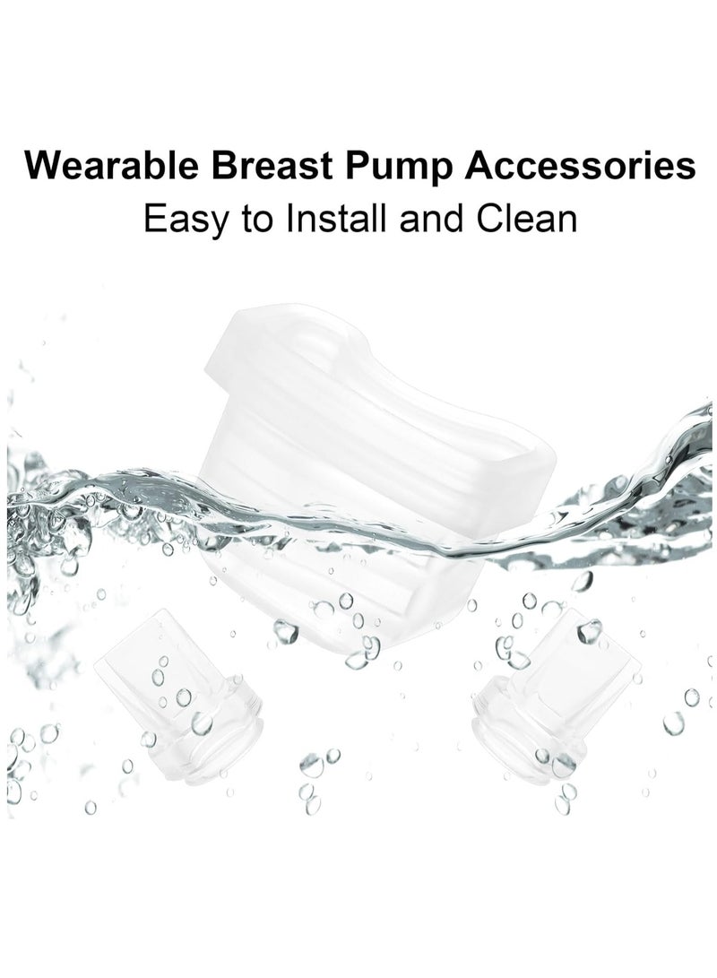 Mommed S21 Breast Pump Accessories Set - 6 Pieces Duckbill Valve Silicone Diaphragm Replacement Parts for S21, S23, S18 Breast Pumps - Image 3