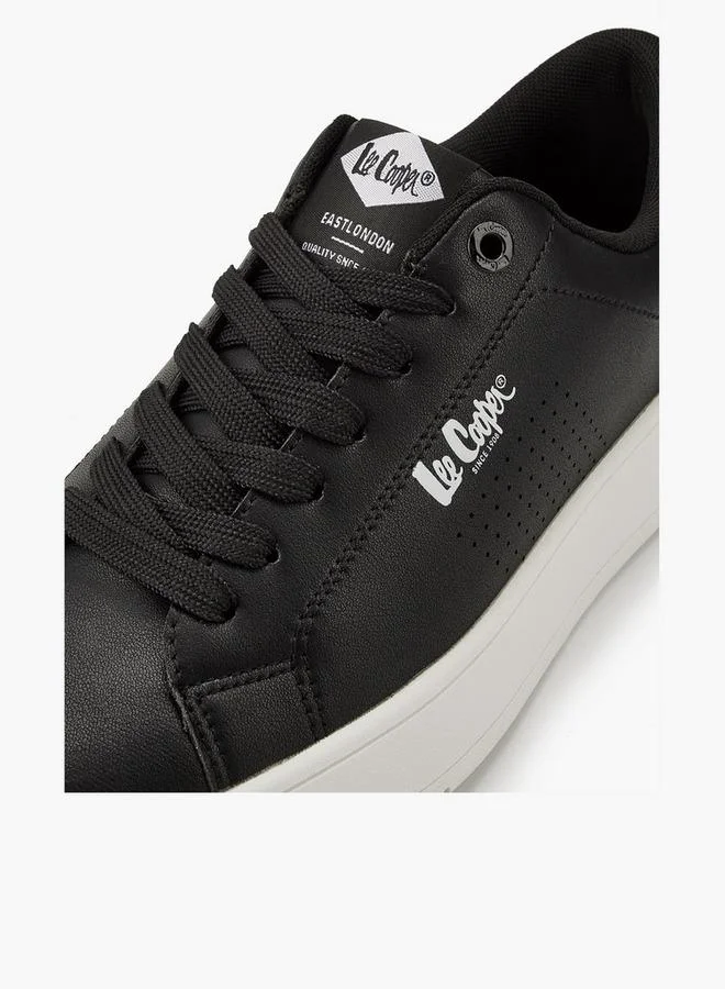 Lee Cooper Men'S Perforated Lace-Up Ortholite Sneakers