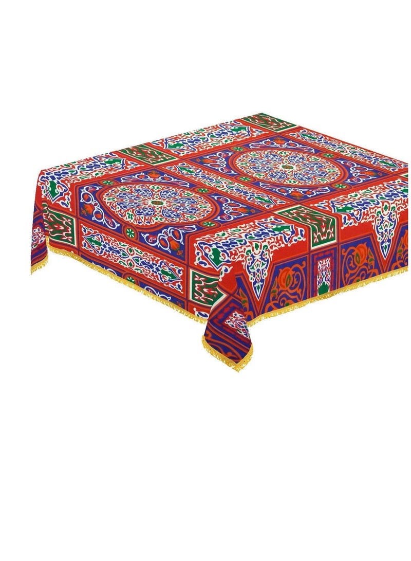 Ramadan khayamiya mixed cotton tablecloth 1.5 * 1.5 meter - Image 1