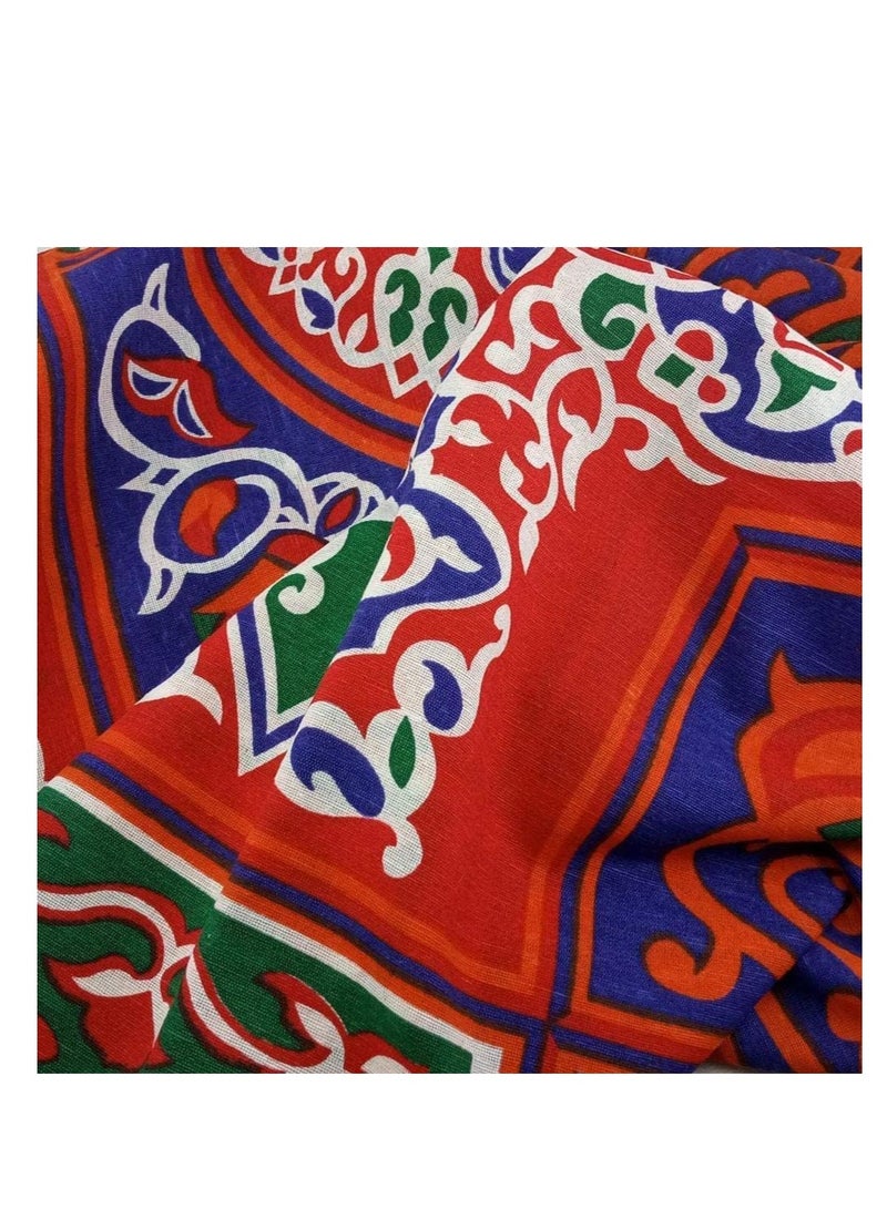 Ramadan khayamiya mixed cotton tablecloth 1.5 * 1.5 meter - Image 3