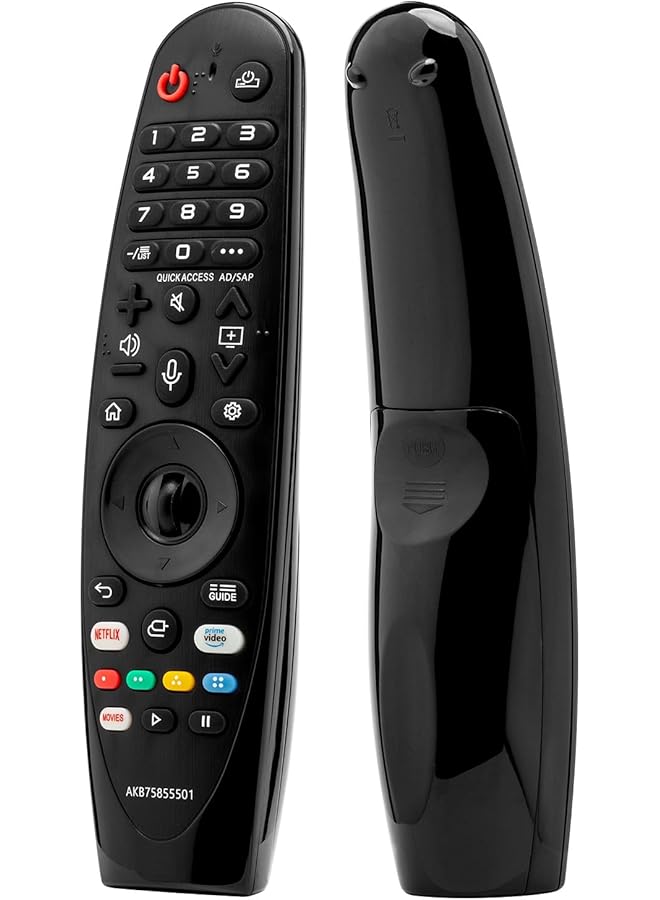 The Bros جهاز التحكم عن بُعد الصوتي السحري لتلفاز LG الذكي بديل لجهاز التحكم السحري AN-MR20GA AN-MR19BA AN-MR18BA، مع وظيفة المؤشر والصوت - Image 1