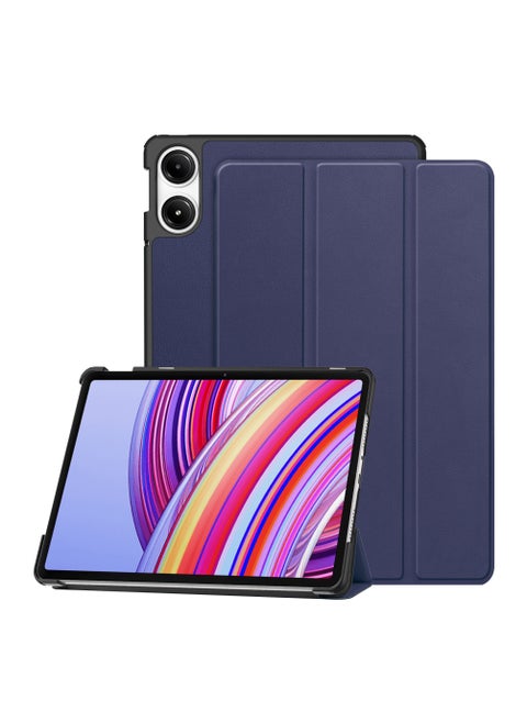 حافظة تابلت لجهاز Xiaomi Redmi Pad Pro/ Xiaomi Poco Pad مقاس 12.1 بوصة، غطاء صلب من الجلد الصناعي فائق النحافة
