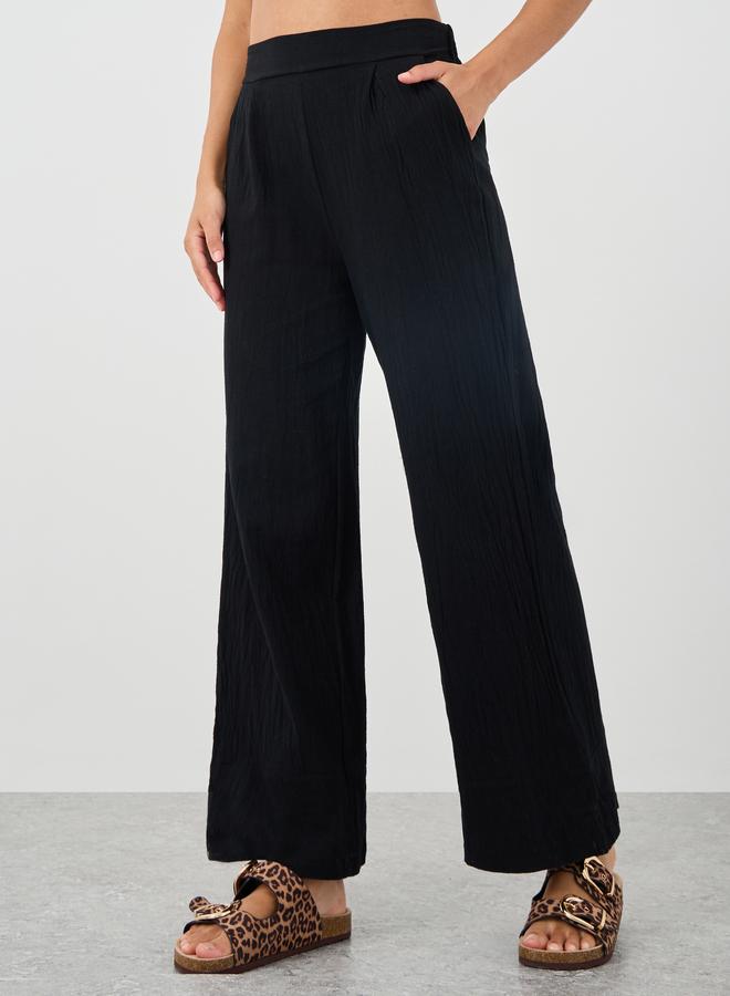 Styli Styli Solid Sleeveless Waistcoat and Wide Leg Pants Co-Ords - Image 4