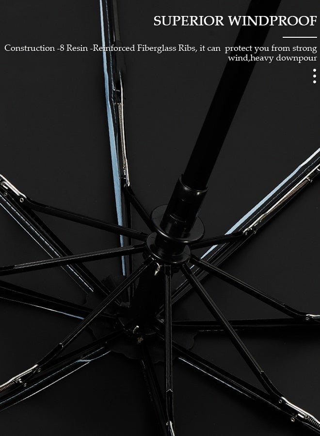 DUNISO Sun Protection Umbrella,UPF 50+,Travel Umbrella UV Protection Sun 99%,Sunscreen Sun Umbrella Women's Sun and Rain dual-use Folding umbrella Automatic Open - Image 4