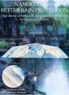 DUNISO Sun Protection Umbrella,UPF 50+,Travel Umbrella UV Protection Sun 99%,Sunscreen Sun Umbrella Women's Sun and Rain dual-use Folding umbrella Automatic Open  - Image 2