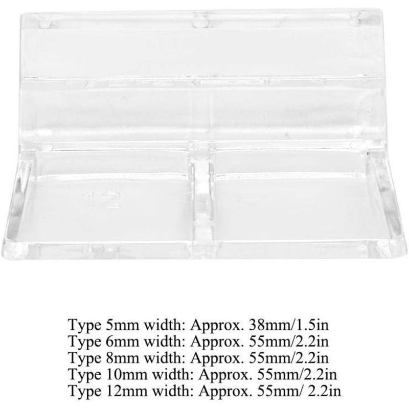 4Pcs 5mm Acrylic Aquarium Glass Cover Clip Universal Rimless Aquarium Lid Holder Clear - Image 1