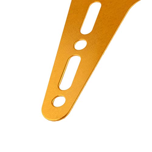 SELVIKE Adjustable Tail Tidy Number Plate Holder/License Plate Holder Bracket for Yamaha R15 V3 (Gold) - Image 4