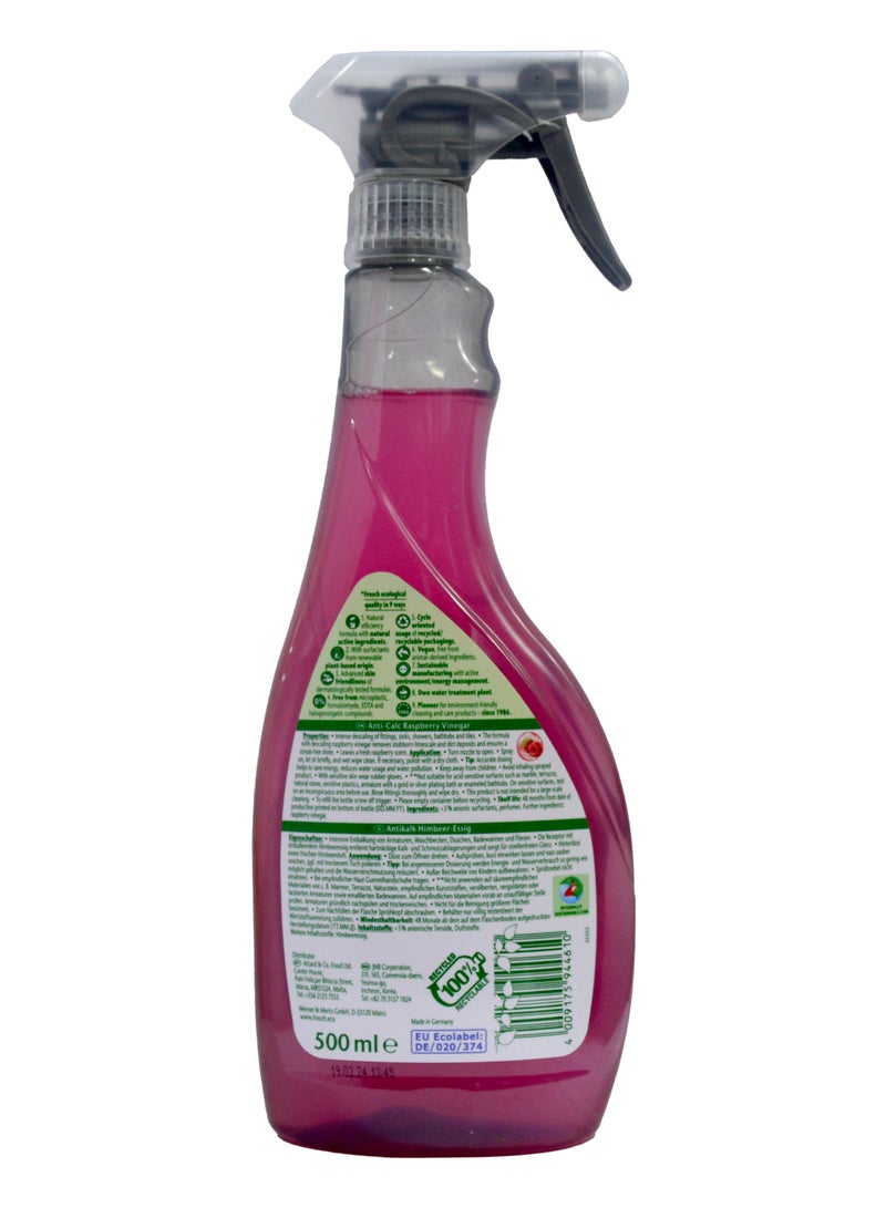 Frosch Raspberry Descaler - 500ML Trigger Spray - Image 2