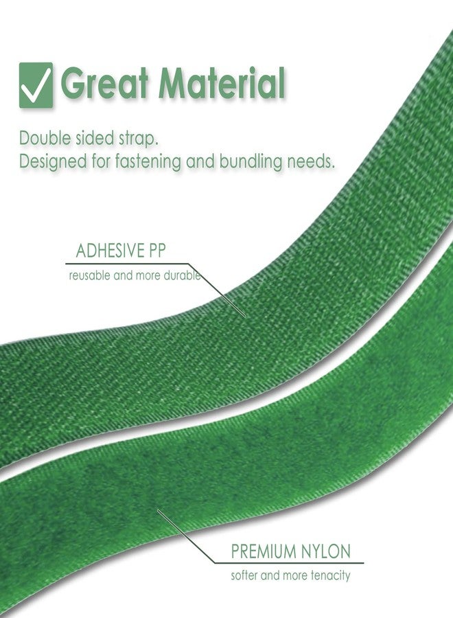 plantactic Garden Tie Green Tape, Plant Supports, Gentle On Plants (32.8ft ×1/2 inch, 1 roll, Green) - Image 2