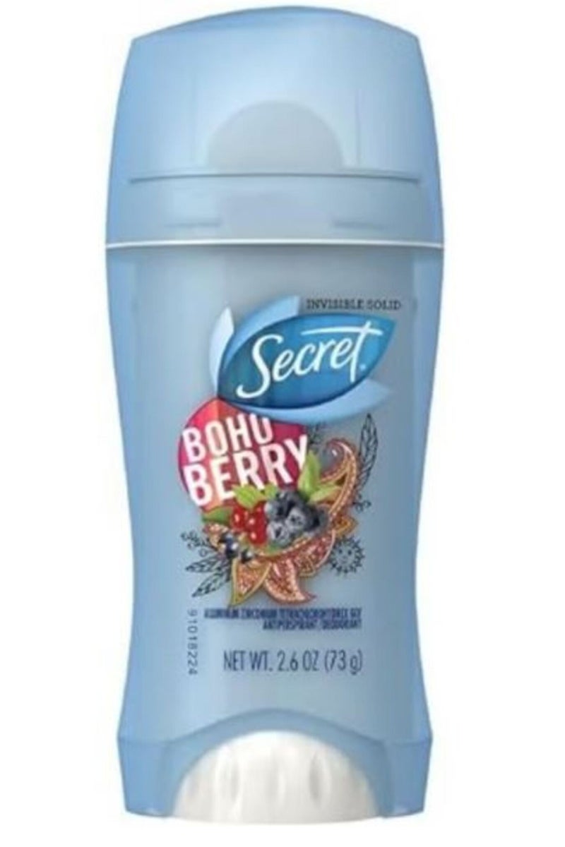Secret Invisible Solid Deodorant Boho Berry 73g