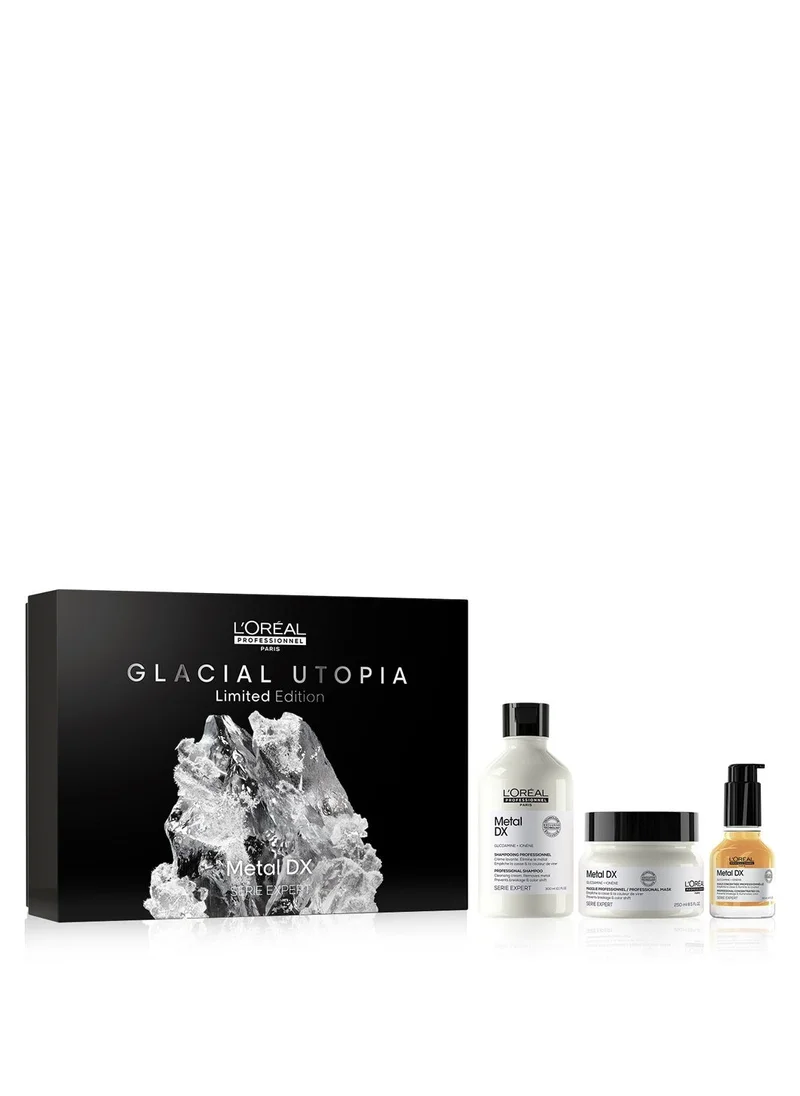 لوريال بروفيسيونال Metal Detox Glacial Utopia Trio Set, Savings 20%