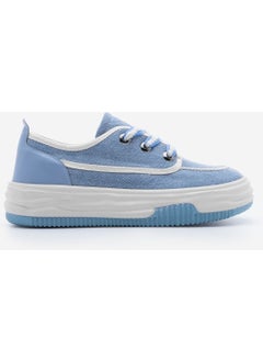 MARJIN Women's Sneaker Lace-Up Linen Sneakers Rotvi  - Image 2