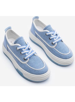 MARJIN Women's Sneaker Lace-Up Linen Sneakers Rotvi  - Image 3