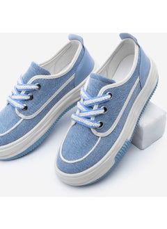 MARJIN Women's Sneaker Lace-Up Linen Sneakers Rotvi  - Image 1