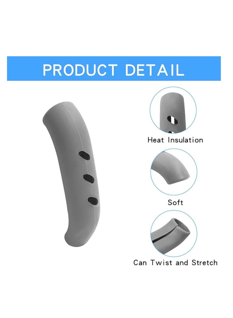 2 Pieces Silicone Grip Pot Holder Sleeve Glove Pan Handle Cover Grip Kitchen Tool - Image 3