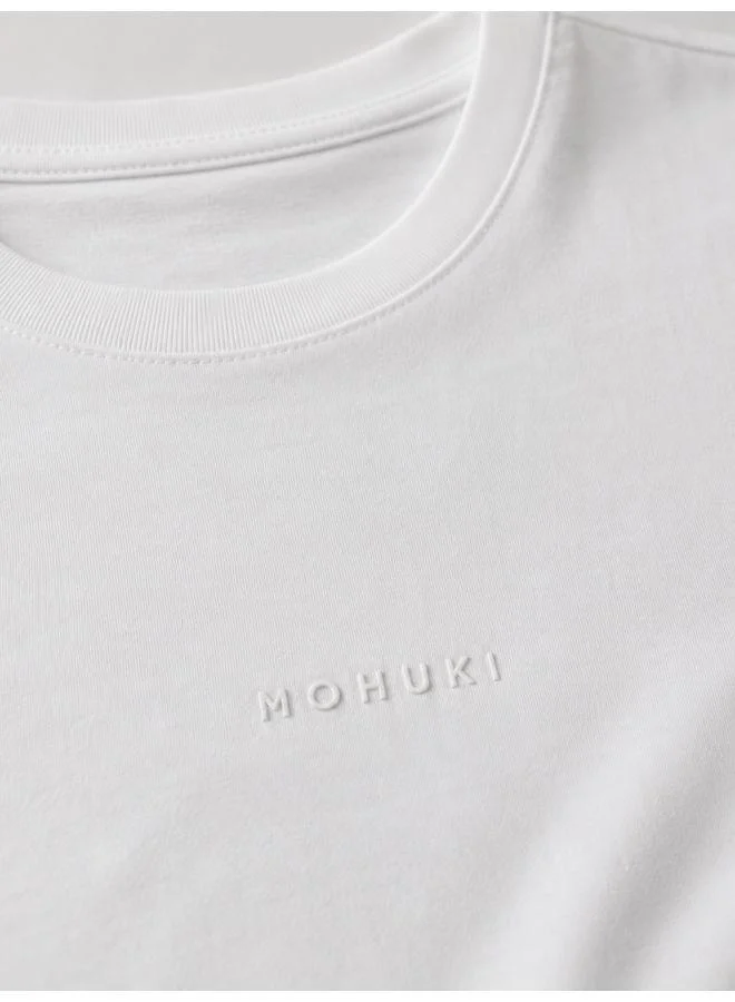 Mohuki White Cotton T-Shirt for Men | Best Price UAE