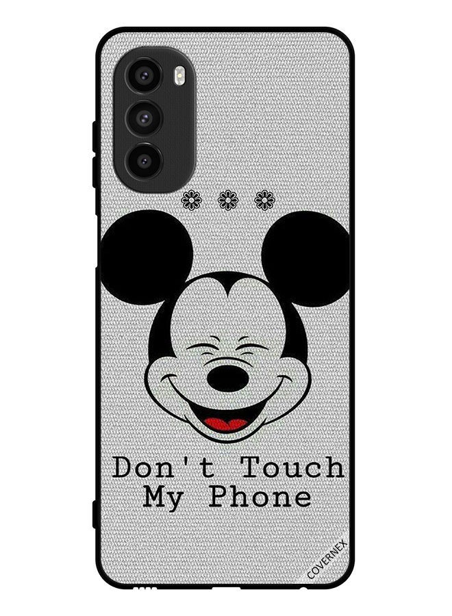 Covernex Protective Case Cover For Motorola Moto G52 Don't Touch My Phone Mickey - Image 1