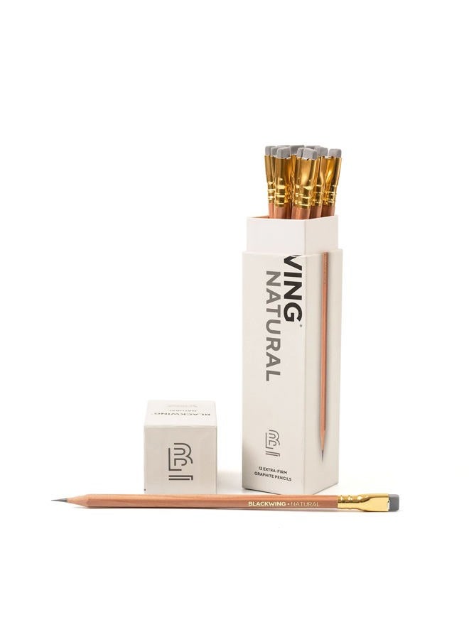 Blackwing Natural Pencils, Premium Box of 12 - Image 1