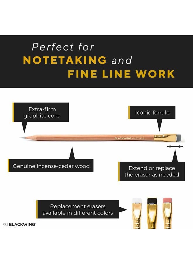 Blackwing Natural Pencils, Premium Box of 12 - Image 3