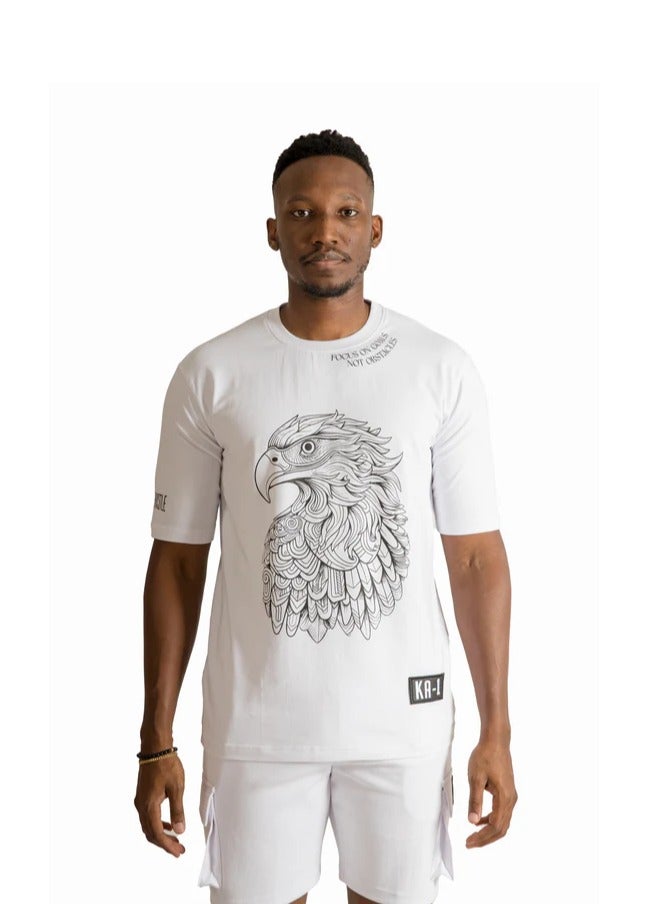KA-1 KA-1 EAGLE T-SHIRT WHITE  - Image 5