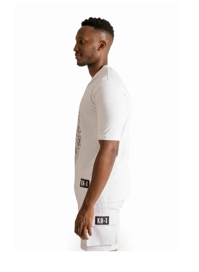 KA-1 KA-1 EAGLE T-SHIRT WHITE  - Image 3