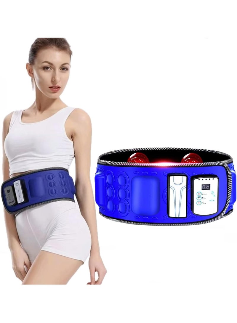 OLYMPIA Microcomputer Magnetic Massage Health Belt with 9 Massage Modes, 9 Adjustable Intensity Levels, Vibration Massage and Digital Control for Waist, Back, Abdomen, Muscle Relaxation, Home, Office and Travel Use - Image 1