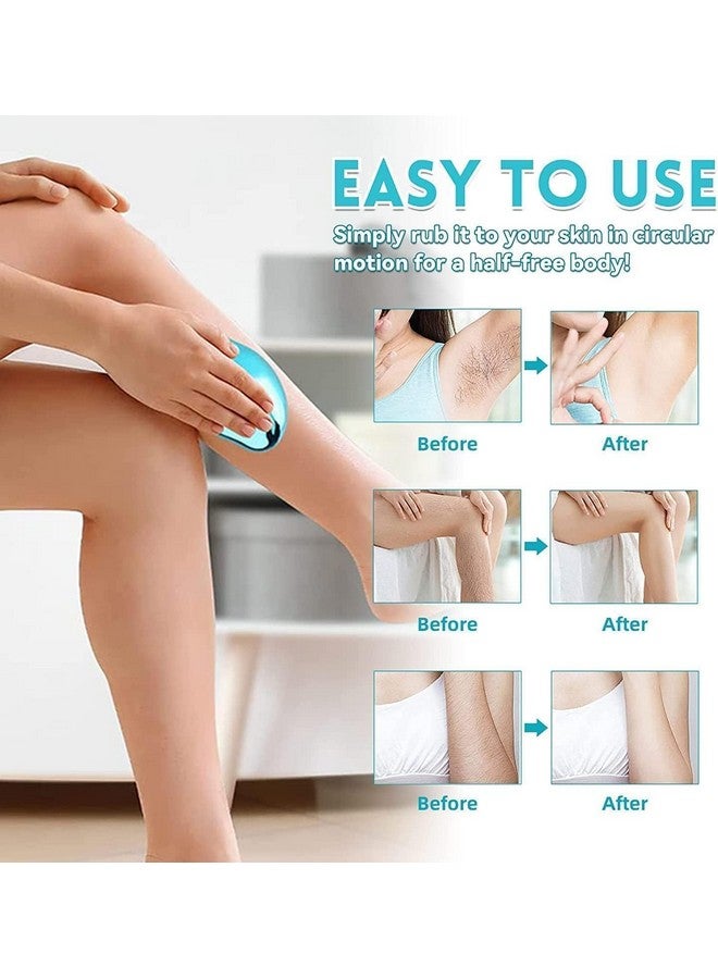 PRICHI Crystal Hair Remover for Women and Men Upgraded Nano-crystalline Dots Technology Crystal Hair Eraser for Women Painless Hair Remover for Women Reusable Hair Removal Stone Hair Removal Crystal - Image 3