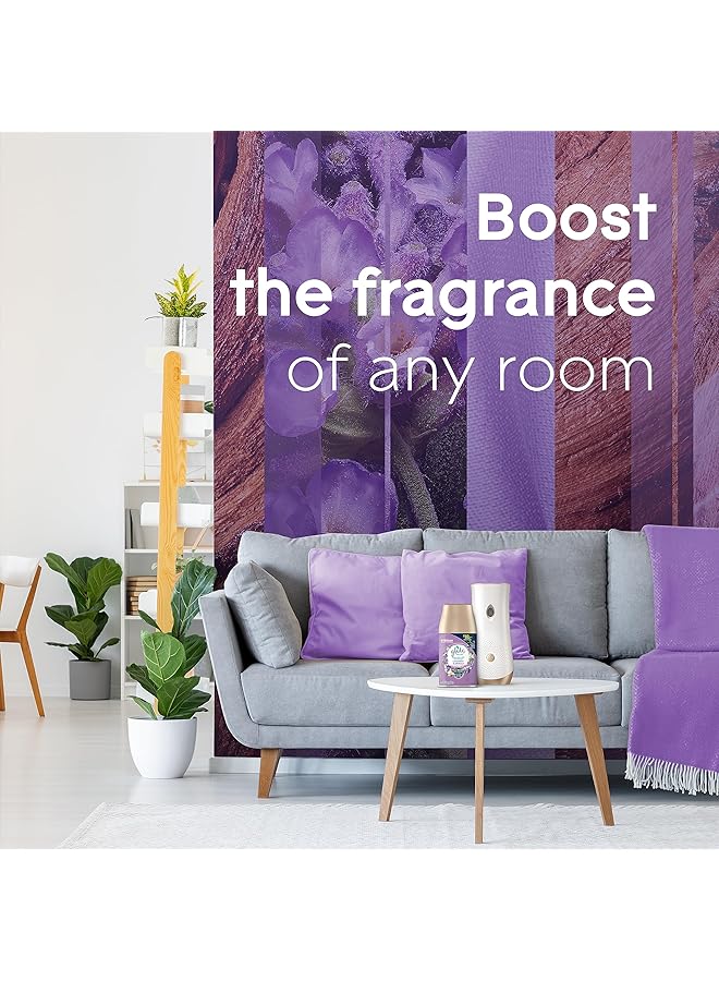 إيروريكس عبوة إعادة تعبئة بخاخ معطر جو أوتوماتيكي برائحة تدوم طويلاً غنية بالزيوت العطرية وانتعاش مستمر للمنزل والمكتب والحمام برائحة اللافندر والفانيليا 269 مل - Image 5