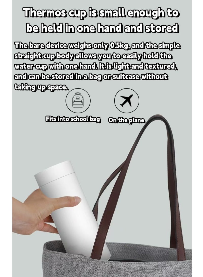 حصريا كوب تسخين كهربائي صغير محمول لتسخين الماء كهربائي معزول غلاية متكاملة أوتوماتيكية وعاء صحي صغير للسفر - Image 3